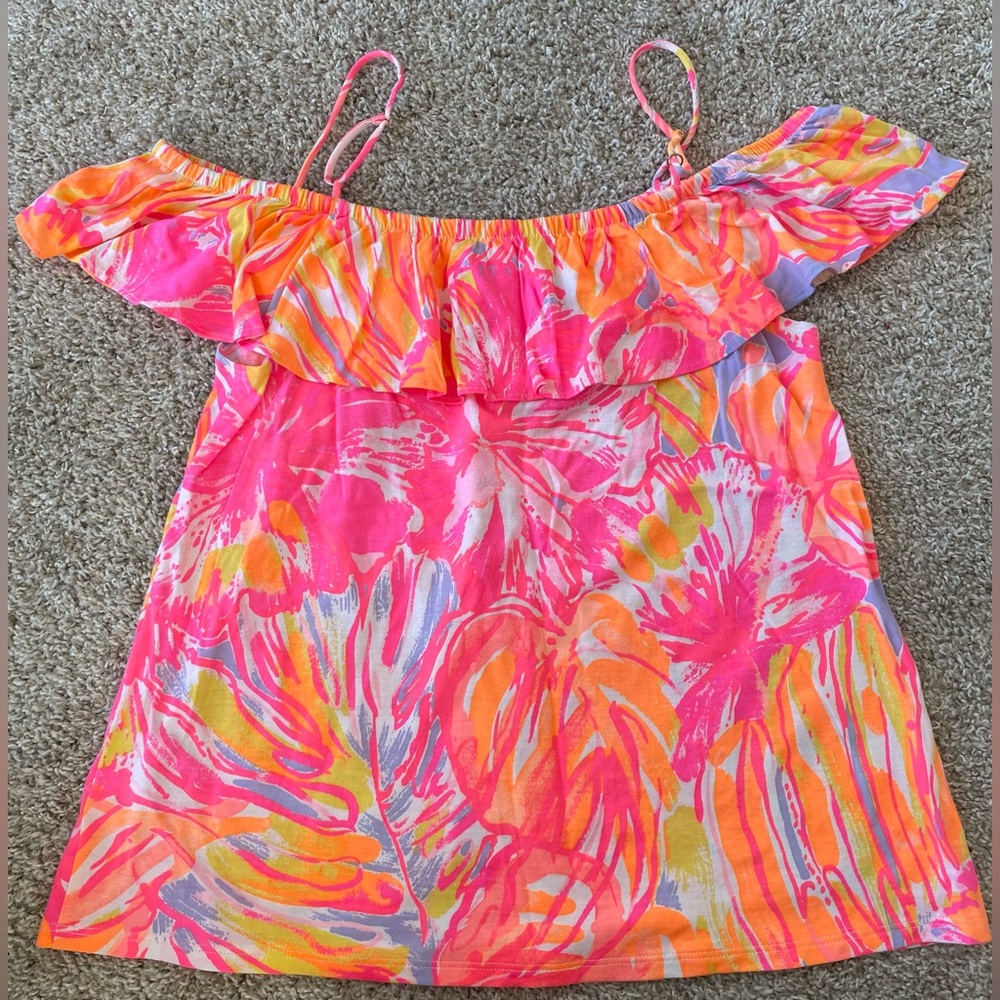 Lilly Pulitzer Tamiami Top in Sun Splashed Reduced